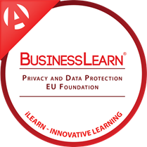 Badge BusinessLearn Privacy And Data Protection EU Foundation Small Badge BusinessLearn Privacy And Data Protection EU Foundation Small